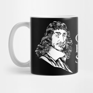 Cogito Ergo Sum - Latin saying of Descartes Mug